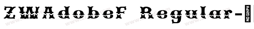 ZWAdobeF Regular字体转换